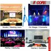5 Core 5 Core Speaker Stands Tripod Tall DJ Studio Monitor stands 72" Pole Mount Sky Blue with Bag SS HD 1 PK SKY BLU BAG